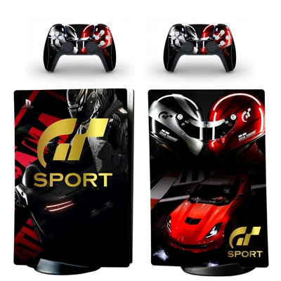 GT racing decal skin for PS5 Digital Console and two Contr.. GT racing decal skin for PS5 Digital Console and two Contr..