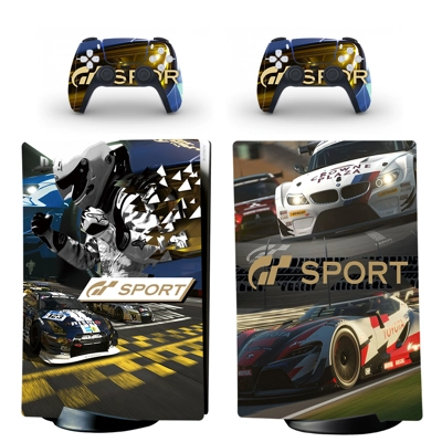 GT racing decal skin for PS5 Digital Console and two Contr.. GT racing decal skin for PS5 Digital Console and two Contr..