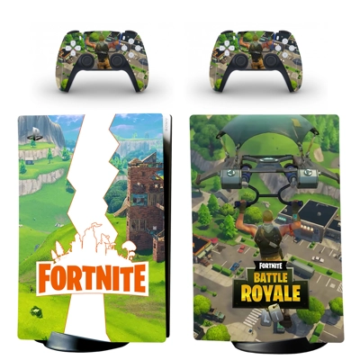 Fortnite decal skin for PS5 Digital Console and two Contro.. Fortnite decal skin for PS5 Digital Console and two Contro..