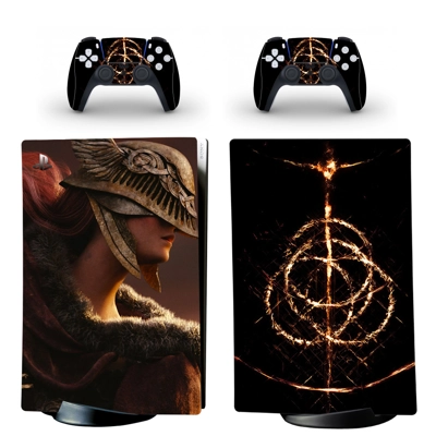 Elden Ring decal skin for PS5 Digital Console and two Cont.. Elden Ring decal skin for PS5 Digital Console and two Cont..