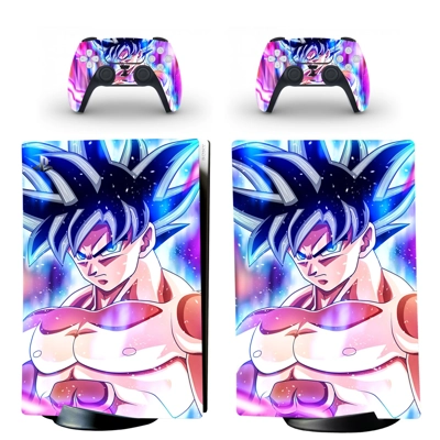 Dragon Ball decal skin for PS5 Digital Console and two Con.. Dragon Ball decal skin for PS5 Digital Console and two Con..