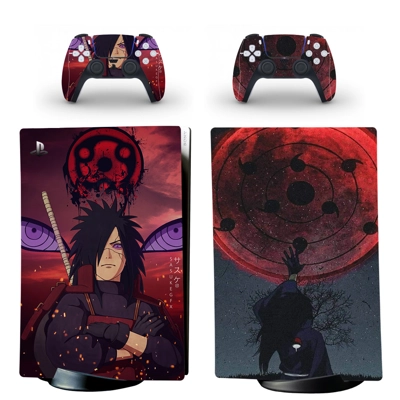 Naruto decal skin for PS5 Digital Console and two Controll.. Naruto decal skin for PS5 Digital Console and two Controll..