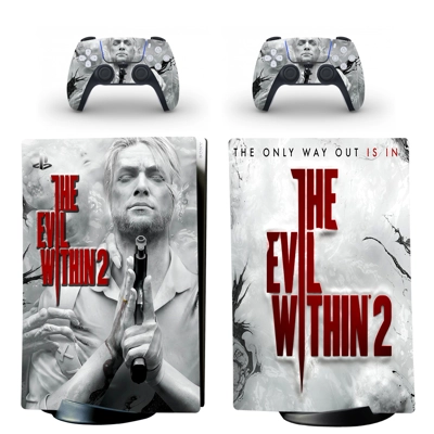 The Evil Within 2 decal skin for PS5 Digital Console and two Controllers
