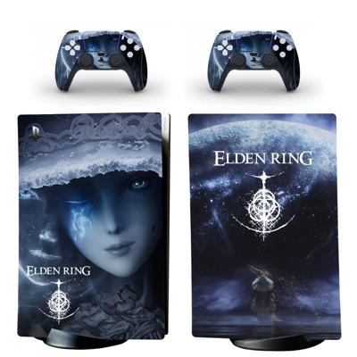Elden Ring decal skin for PS5 Digital Console and two Cont.. Elden Ring decal skin for PS5 Digital Console and two Cont..