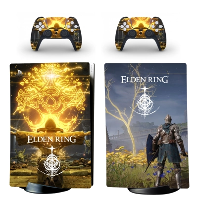 Elden Ring decal skin for PS5 Digital Console and two Cont.. Elden Ring decal skin for PS5 Digital Console and two Cont..