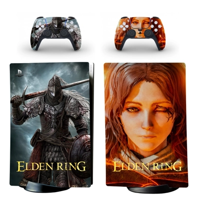 Elden Ring decal skin for PS5 Digital Console and two Cont.. Elden Ring decal skin for PS5 Digital Console and two Cont..