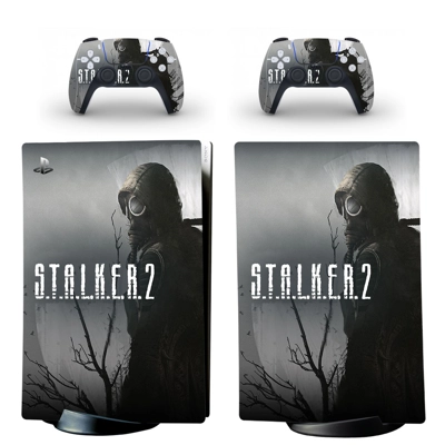 Stalker 2 decal skin for PS5 Digital Console and two Contr.. Stalker 2 decal skin for PS5 Digital Console and two Contr..