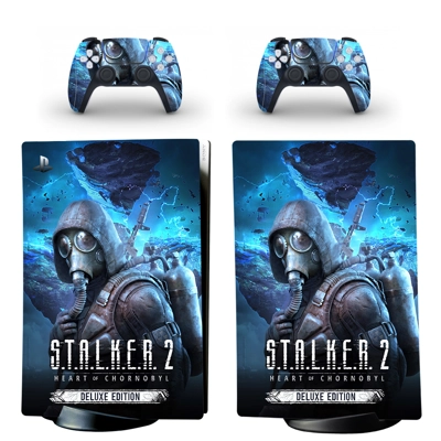 Stalker 2 decal skin for PS5 Digital Console and two Contr.. Stalker 2 decal skin for PS5 Digital Console and two Contr..