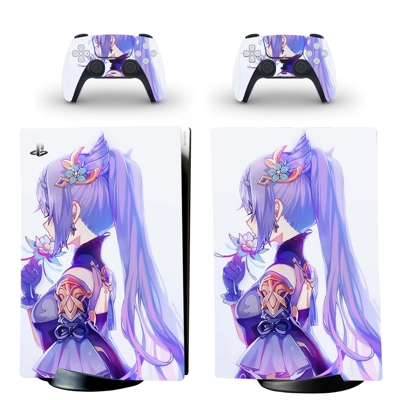 Genshin Impact decal skin for PS5 Digital Console and two .. Genshin Impact decal skin for PS5 Digital Console and two ..