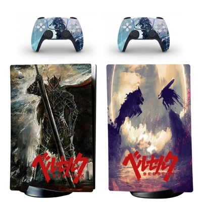 Legend of Jianfeng decal skin for PS5 Digital Console and two Controllers