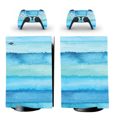 Paint Texture decal skin for PS5 Digital Console and two C.. Paint Texture decal skin for PS5 Digital Console and two C..