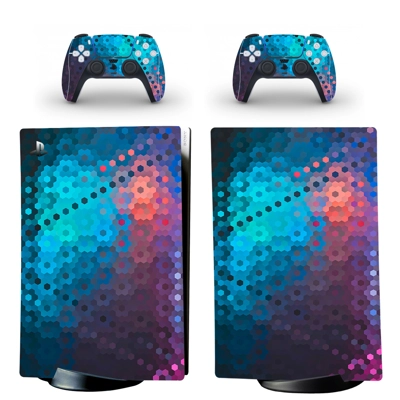 Digital Texture decal skin for PS5 Digital Console and two.. Digital Texture decal skin for PS5 Digital Console and two..
