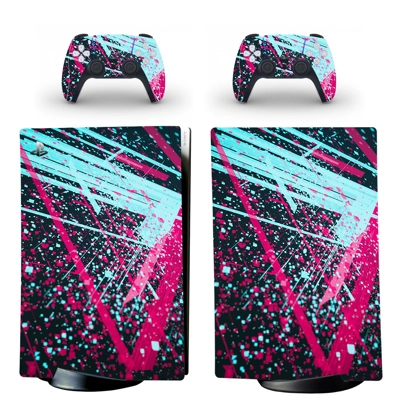 Digital Texture decal skin for PS5 Digital Console and two.. Digital Texture decal skin for PS5 Digital Console and two..