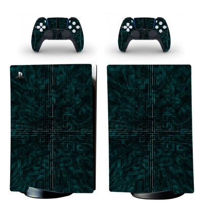 Digital Texture decal skin for PS5 Digital Console and two.. Digital Texture decal skin for PS5 Digital Console and two..