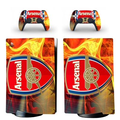 Arsenal FC decal skin for PS5 Digital Console and two Cont.. Arsenal FC decal skin for PS5 Digital Console and two Cont..