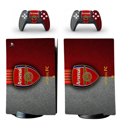 Arsenal FC decal skin for PS5 Digital Console and two Cont.. Arsenal FC decal skin for PS5 Digital Console and two Cont..