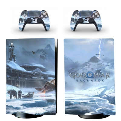 God of War Ragnarok decal skin for PS5 Digital Console and.. God of War Ragnarok decal skin for PS5 Digital Console and..