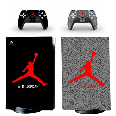 NBA Jordan decal skin for PS5 Digital Console and two Cont.. NBA Jordan decal skin for PS5 Digital Console and two Cont..