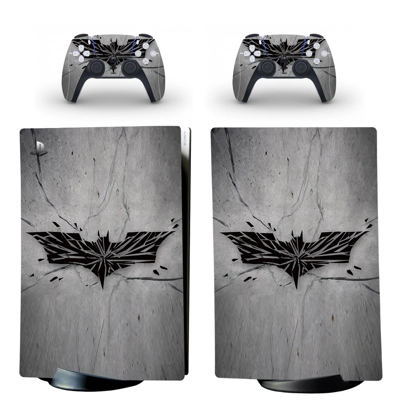 Batman decal skin for PS5 Digital Console and two Controll.. Batman decal skin for PS5 Digital Console and two Controll..