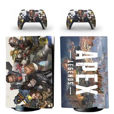 Apex Legends decal skin for PS5 Digital Console and two Co.. Apex Legends decal skin for PS5 Digital Console and two Co..