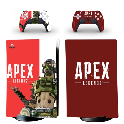 Apex Legends decal skin for PS5 Digital Console and two Co.. Apex Legends decal skin for PS5 Digital Console and two Co..