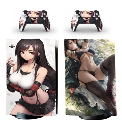 Final Fantasy decal skin for PS5 Digital Console and two C.. Final Fantasy decal skin for PS5 Digital Console and two C..