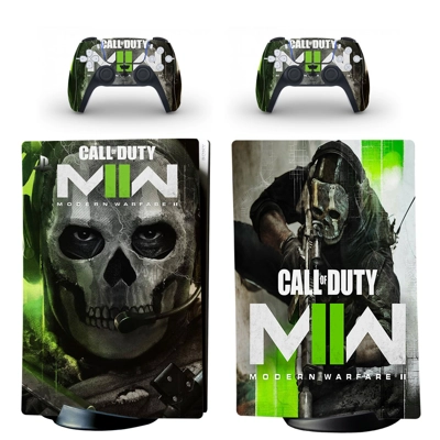COD Modern Warfare 2 decal skin for PS5 Digital Console and two Controllers