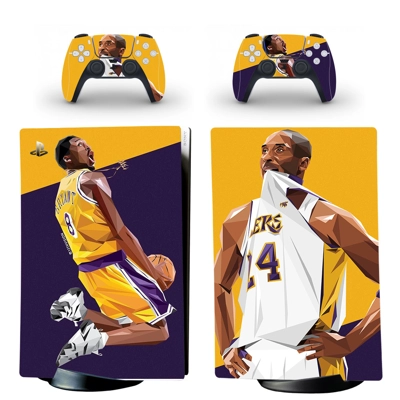 Kobe Bryant decal skin for PS5 Digital Console and two Con.. Kobe Bryant decal skin for PS5 Digital Console and two Con..