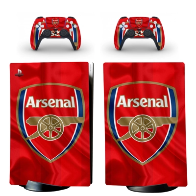 Arsenal FC decal skin for PS5 Digital Console and two Cont.. Arsenal FC decal skin for PS5 Digital Console and two Cont..
