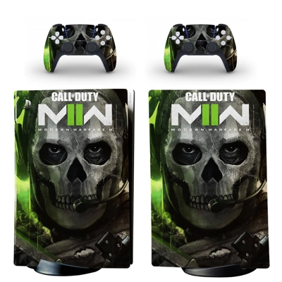 COD Modern Warfare 2 decal skin for PS5 Digital Console and two Controllers