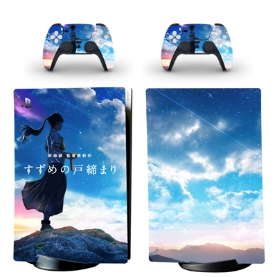 Journey of Suzuya decal skin for PS5 Digital Console and t.. Journey of Suzuya decal skin for PS5 Digital Console and t..