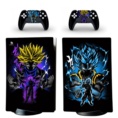 Dragon Ball decal skin for PS5 Digital Console and two Con.. Dragon Ball decal skin for PS5 Digital Console and two Con..