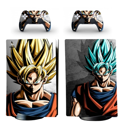 Dragon Ball decal skin for PS5 Digital Console and two Con.. Dragon Ball decal skin for PS5 Digital Console and two Con..