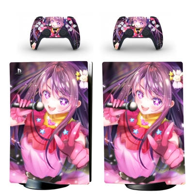 Oshi no Ko decal skin for PS5 Digital Console and two Cont.. Oshi no Ko decal skin for PS5 Digital Console and two Cont..