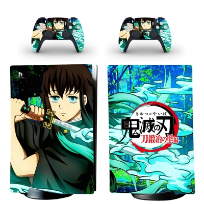 Demon Slayer Kimetsu no Yaiba decal skin for PS5 Digital C.. Demon Slayer Kimetsu no Yaiba decal skin for PS5 Digital C..