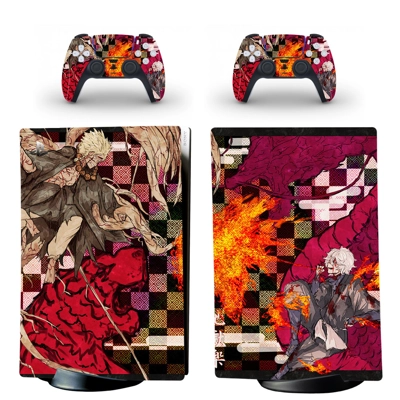 Anime decal skin for PS5 Digital Console and two Controllers Anime decal skin for PS5 Digital Console and two Controllers