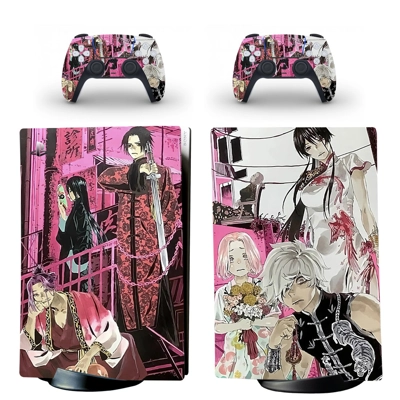 Anime decal skin for PS5 Digital Console and two Controllers Anime decal skin for PS5 Digital Console and two Controllers