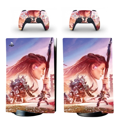 Horizon Forbidden West decal skin for PS5 Digital Console .. Horizon Forbidden West decal skin for PS5 Digital Console ..