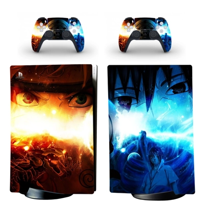 Naruto decal skin for PS5 Digital Console and two Controll.. Naruto decal skin for PS5 Digital Console and two Controll..