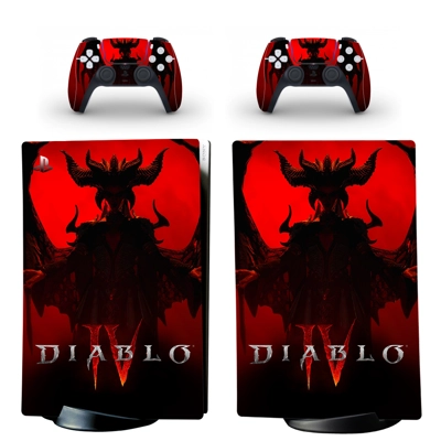 Diablo 4 decal skin for PS5 Digital Console and two Contro.. Diablo 4 decal skin for PS5 Digital Console and two Contro..