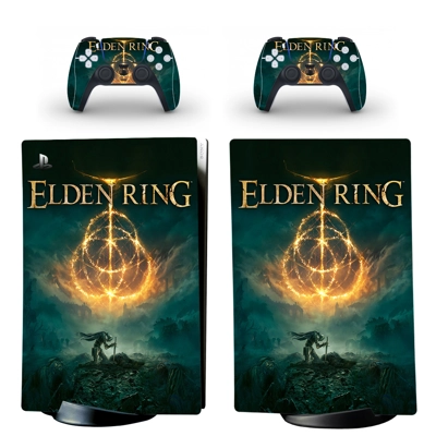 Elden Ring decal skin for PS5 Digital Console and two Cont.. Elden Ring decal skin for PS5 Digital Console and two Cont..