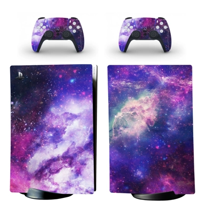 Starry sky decal skin for PS5 Digital Console and two Cont.. Starry sky decal skin for PS5 Digital Console and two Cont..