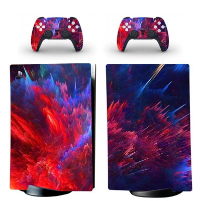 Starry sky decal skin for PS5 Digital Console and two Cont.. Starry sky decal skin for PS5 Digital Console and two Cont..