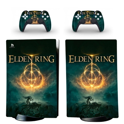 Elden Ring decal skin for PS5 Digital Console and two Cont.. Elden Ring decal skin for PS5 Digital Console and two Cont..
