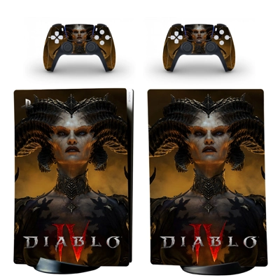 Diablo 4 decal skin for PS5 Digital Console and two Contro.. Diablo 4 decal skin for PS5 Digital Console and two Contro..
