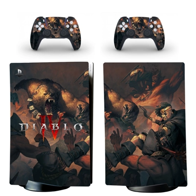 Diablo 4 decal skin for PS5 Digital Console and two Contro.. Diablo 4 decal skin for PS5 Digital Console and two Contro..