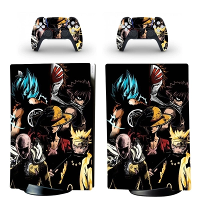 Naruto One Piece decal skin for PS5 Digital Console and tw.. Naruto One Piece decal skin for PS5 Digital Console and tw..