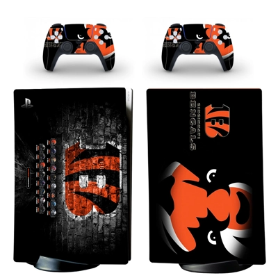 Cincinnati Bengals decal skin for PS5 Digital Console and .. Cincinnati Bengals decal skin for PS5 Digital Console and ..