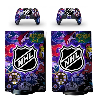 NHL ice hockey decal skin for PS5 Digital Console and two .. NHL ice hockey decal skin for PS5 Digital Console and two ..