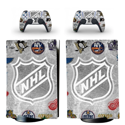 NHL ice hockey decal skin for PS5 Digital Console and two .. NHL ice hockey decal skin for PS5 Digital Console and two ..